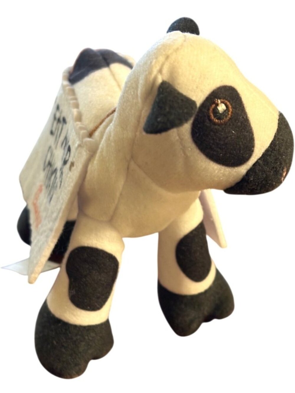 Chick-Fil-A Mini Cow Plush Eat Mor Chikin 4" Promo Restaurant Stuffed Plush 2020 - Picture 2 of 12